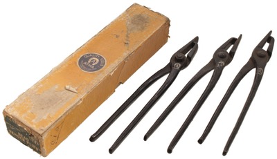 Stanley Rule & Level, No. 622: Three Unused "Fender Pliers"