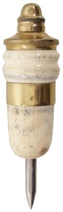 Unmarked: Turned Whalebone Plumb Bob