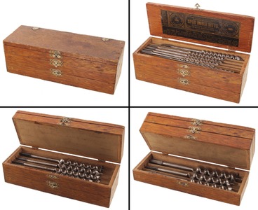 Russell Jennings, Manufacturing Company, Chester, Connecticut: Set Of 13 Clean Auger Bits