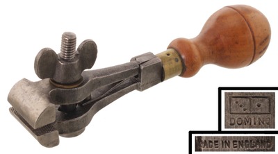 Domino: Extra Clean B'wood Hdl. Hand Vise