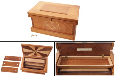 William Warner, York, Pennsylvania: Artfully Crafted Cherry Tool Chest
