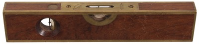 Stratton Brothers, Greenfield, Massachusetts, No. 10: Ten-Inch Rosewood Plumb & Level