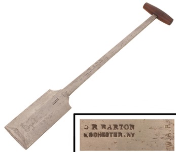 D.R. Barton & Company, Rochester, New York: Early "T" Handle Carpenters Slick
