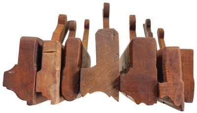 Assorted Makers: Seven 18th C. Form Molding Planes