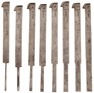 James Howarth, Sheffield, England: Set Of Plow Plane Cutting Irons