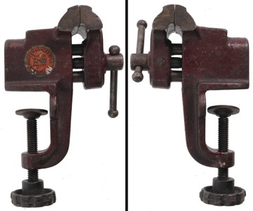Modern Grinder Manufacturing Company, Milwaukee, Wisconsin, No. M-52: Two-Inch Jaw Clamp On Bench Vise