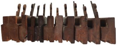 Assorted Makers: Wkg. Set Of 10 Clean Molding Planes