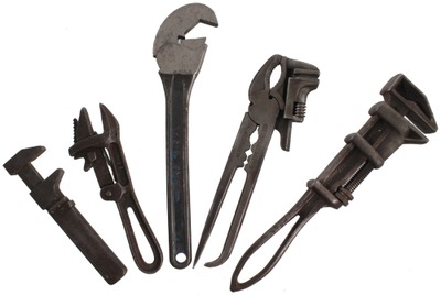 Assorted Makers: Lot Of Five Unus. Wrenches