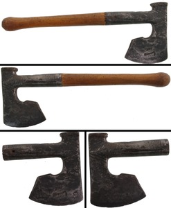 Unmarked: Early Dbl. Bevel Hewing Axe