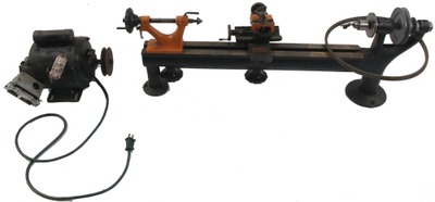 Assorted Makers: Clean & Usable Cast Iron Bench Lathe