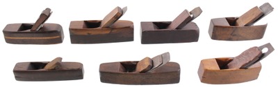 Unmarked: Wkg. Set Of Exotic Wood S'wrights Plane