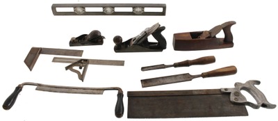 Assorted Makers: Lot Of Sound & Usabl Woodworking Tools