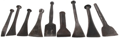 Assorted Makers: Lot Of Assorted Caulking Irons