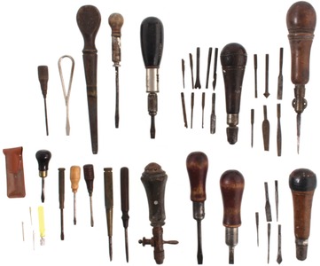 Assorted Makers: Lot Of Asst. Screwdriversl Handles