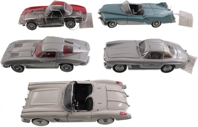 Franklin Mint, Exton, Pennsylvania: Five Extra Clean Toy Automobiles