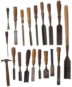 Assorted Makers: Lot Of Assorted Tang & Socket Gouges