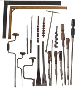 Assorted Makers: Lot Of BracesScrewdriverser Bits