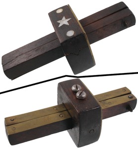 Unmarked: Showy Pearl Inlay Marking Gauge