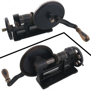 Stanley Rule & Level, No. 77: Hand Crank Dowel Machine