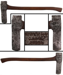 William Wright, Brookline, New Hampshire: Early Hand Forged Mortise Axe