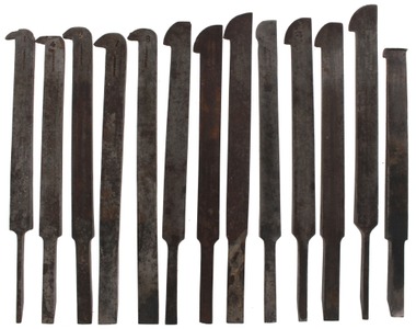 Assorted Makers: Lot Of Plow Plane Cutting Irons