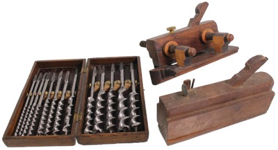 Assorted Makers: Three Early Type Woodworking Tools