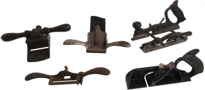 Stanley Rule & Level: Five Incomplete Woodworking Plane