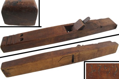 Unmarked: Carved & Dated Cooper's Jtr. Plane