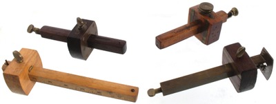 Assorted Makers: Four Extra Clean Marking Gauge