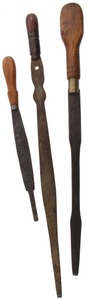Unmarked: Three Early "Turnscr Ew" Type Screwdriver