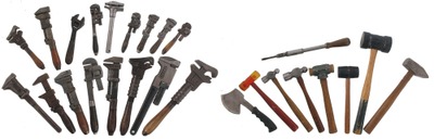 Assorted Makers: Lot Of Asst. HammerslletsWrenches