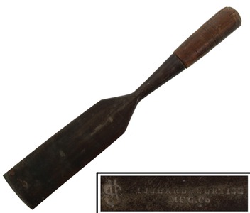 Hubbard & Curtiss Manufacturing Company, Middletown, Connecticut: Early 3 1/2" Width Carpenters Slick