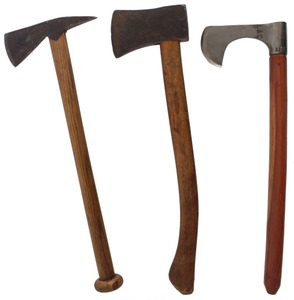 Assorted Makers: Three Long Handle Edge Tools