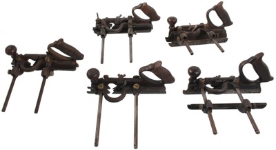 Stanley Rule & Level: Five Incomplete #45 Woodworking Planes