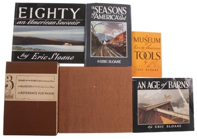 Eric Sloane, New Milford, Connecticut: Lot Of Eric Sloane Reference Book