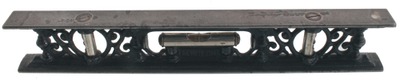 M.W. Robinson, Brooklyn, New York: 12" Cast Iron Carpenter's Level
