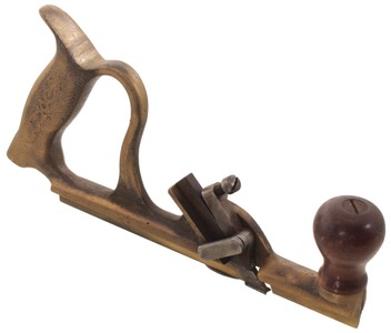 Unmarked: Fancy Cast Brass Dado Plane