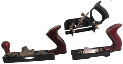 Stanley Rule & Level: Three Weatherstrippi Woodworking Planes