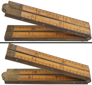 Chapin-Stephens Company, Pine Meadow, Connecticut, No. 65 1/2: One Foot, Four Fold Folding Rule