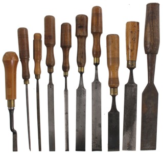 Assorted Makers: Lot Of Clean & Usabl Chisels & Gouges