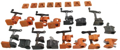 Jorgensen Incorporated, Copenhagen, Denmark: Eight Pairs Of Ends For Pipe Clamp