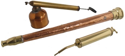 Assorted Makers: Three Brass & Copper Items