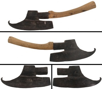 Unmarked: Nicely Repaired Earl "Goosewing" Axe