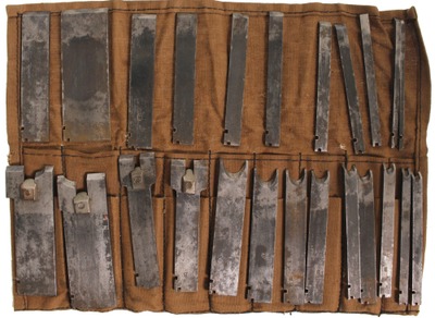 Sargent & Company, New Haven, Connecticut: Full Roll Of Orig. Cutting Irons