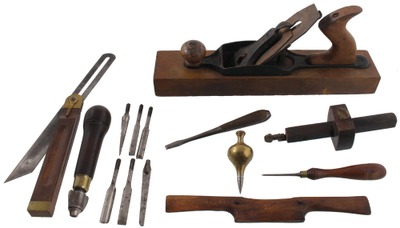 Assorted Makers: Lot Of Clean & Usabl Woodworking Tools