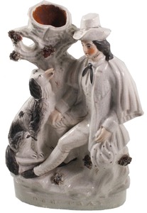 Unmarked: Staffordshire Potter "Spill" Holder