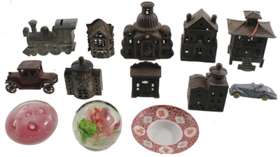 Assorted Makers: Lot Of Incomplete Still Bank