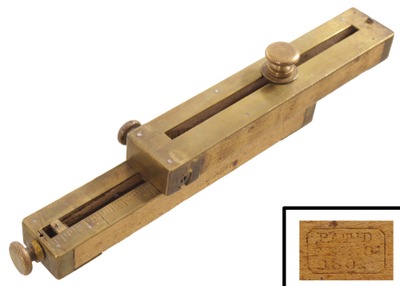 A.A. Welsh, Allegany, Pennsylvania: Early Patent Marking Gauge