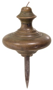 Unmarked: Early "Flying Saucer Plumb Bob