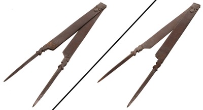 Unmarked: Pair Of Early French Dividers